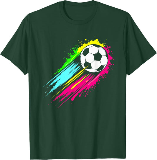 Soccer Ball Soccer Player Soccer Boys Soccer T-Shirt - T-Shirt | Forest