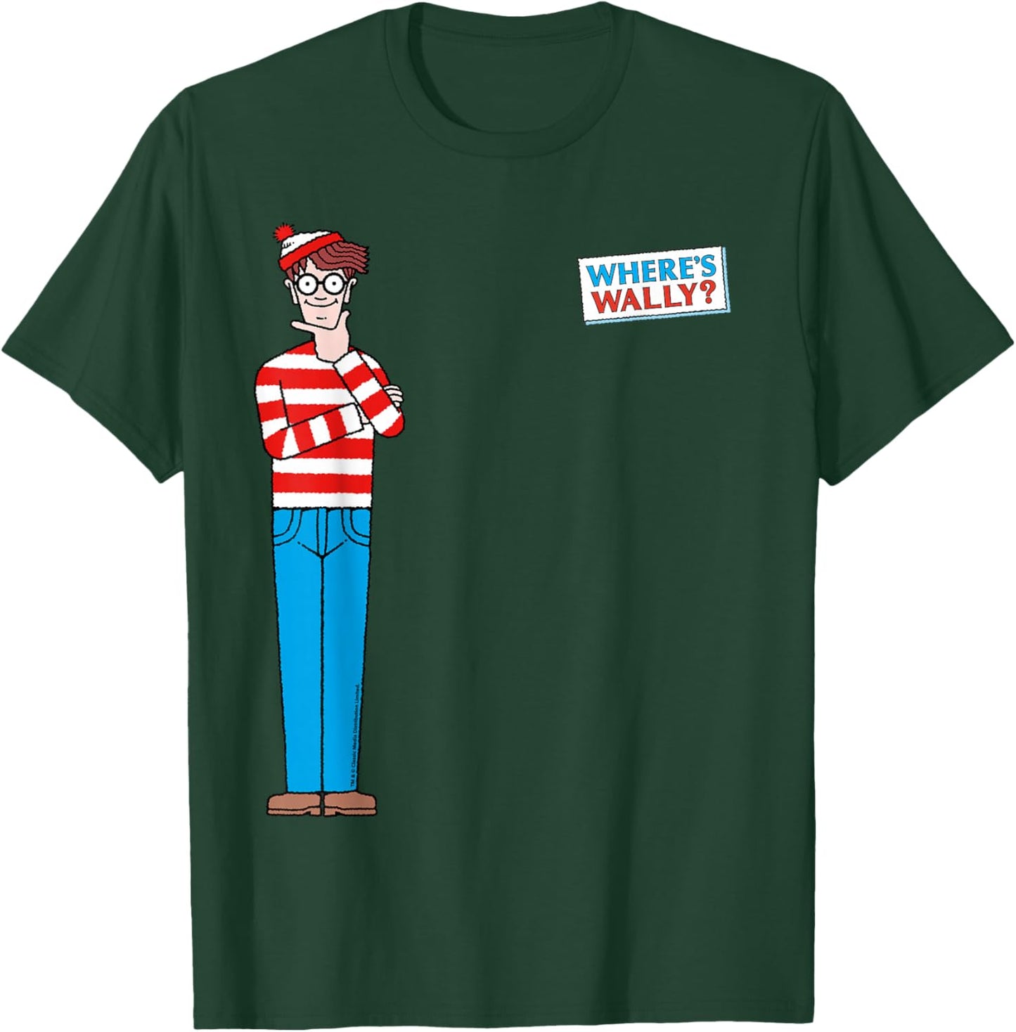 Where’s Wally Classic Pose T-Shirt - T-Shirt | Forest