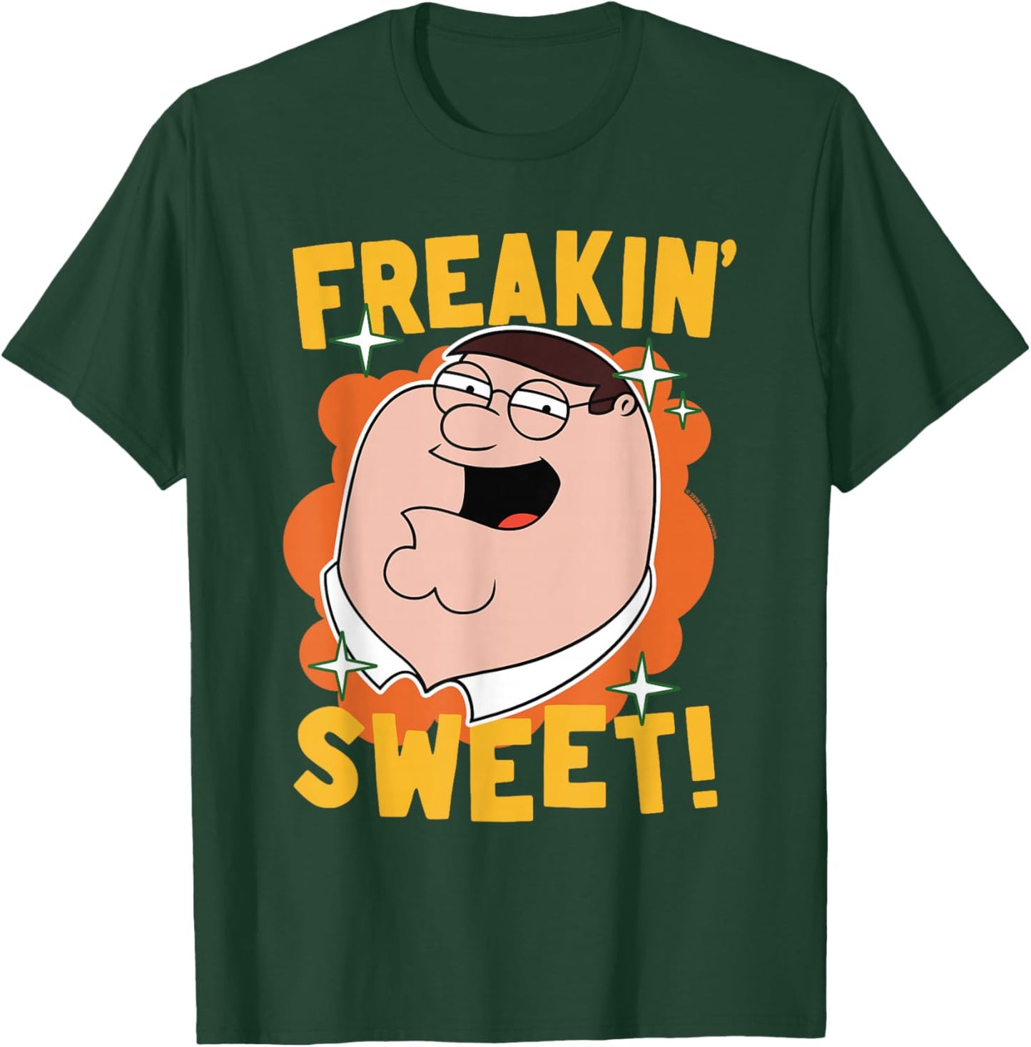 Family Guy Freakin' Sweet Peter Griffin Portrait Cartoon T-Shirt - T-Shirt | Forest