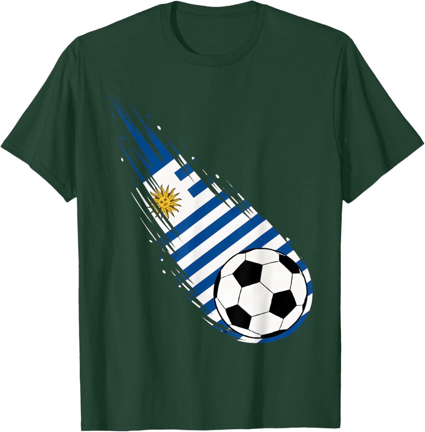 Uruguay Flag Graphic Uruguay Pride Heritage T-Shirt - T-Shirt | Forest