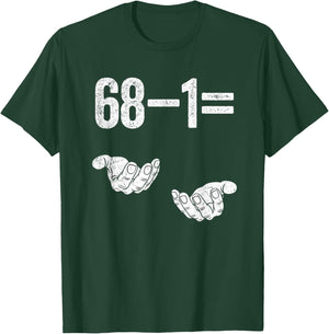 67 Six Seven Math Mathematics Brainrot Equation Birthday T-Shirt - T-Shirt | Forest