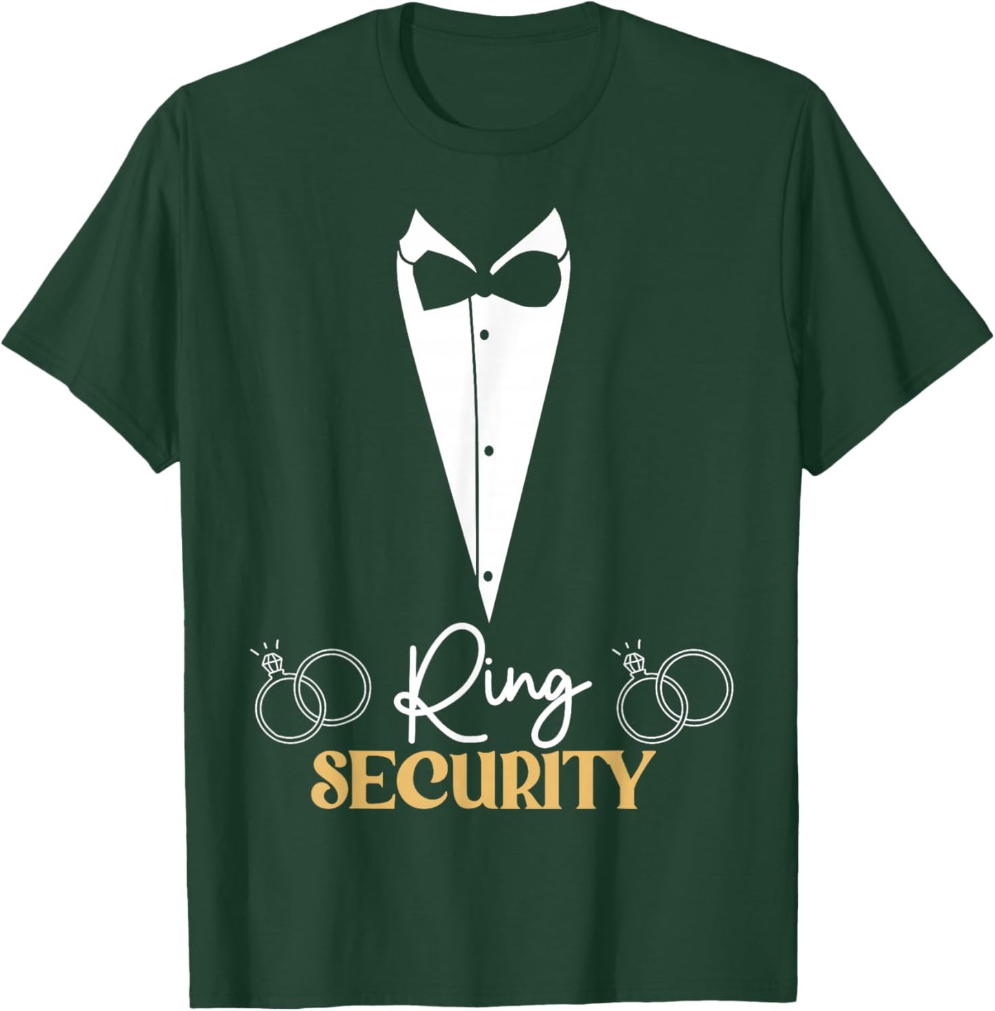 Kids Ring Security Ring Bearer Boys Wedding Party Marriage T-Shirt - T-Shirt | Forest