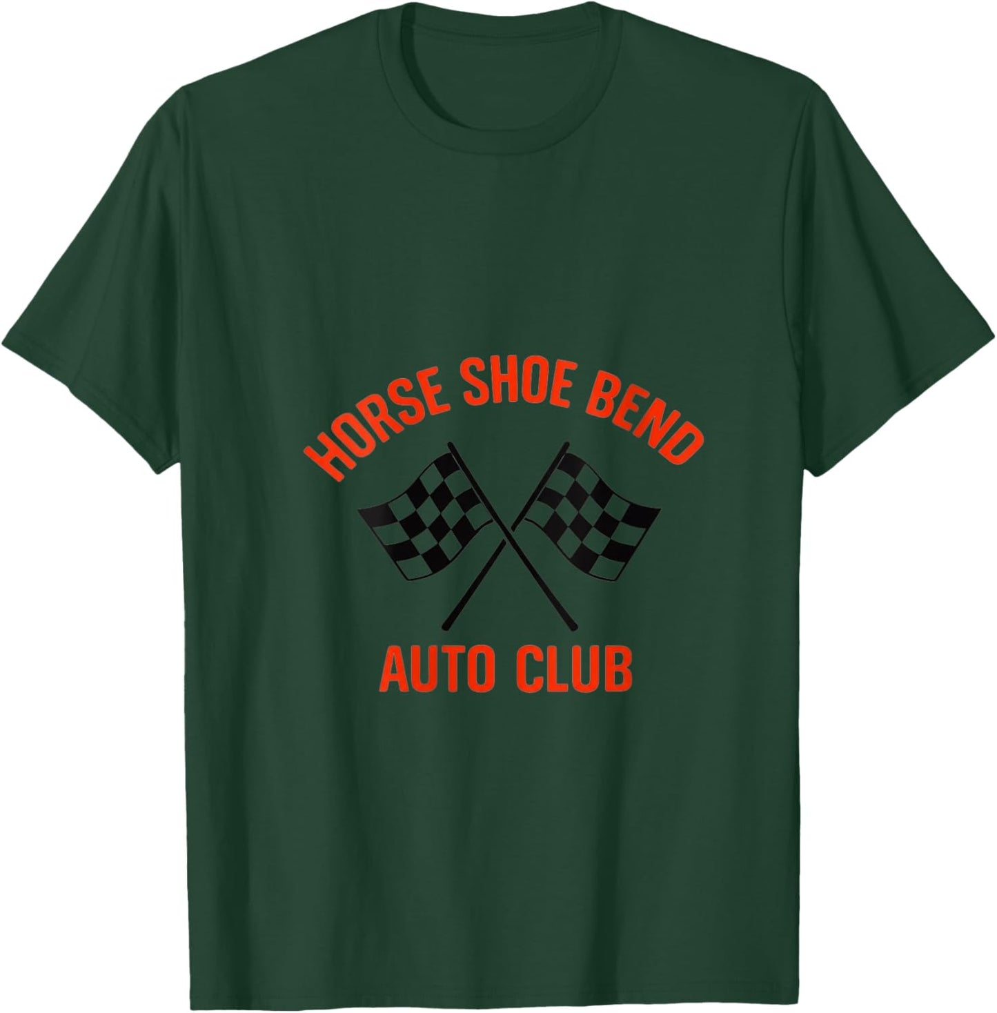 Women's Horse Shoe Bend Auto Club V-Neck T-Shirt - T-Shirt | Forest