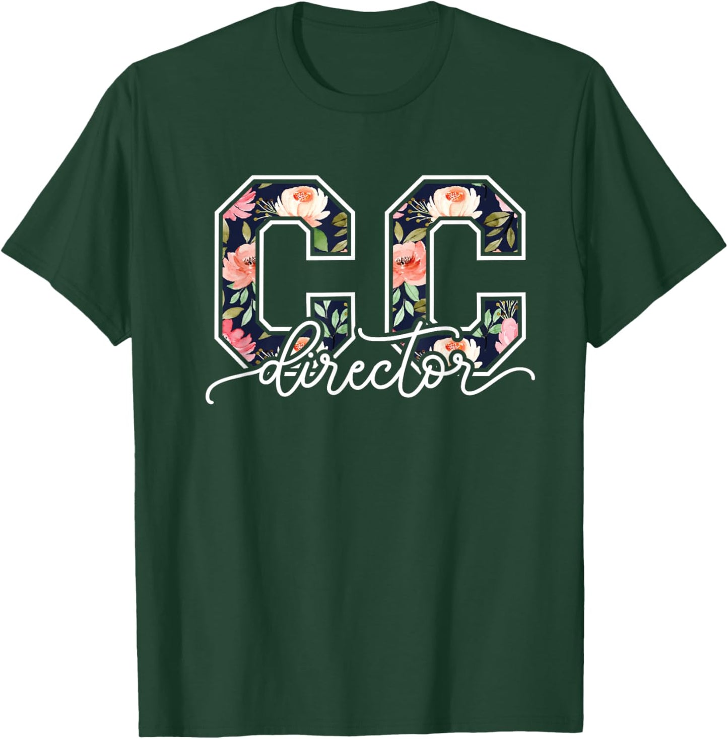 Classical Conversations Floral Design for CC Director T-Shirt - T-Shirt | Forest