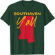 Southaven Mississippi Y'all MS Pride State Map Cute T-Shirt - T-Shirt | Forest