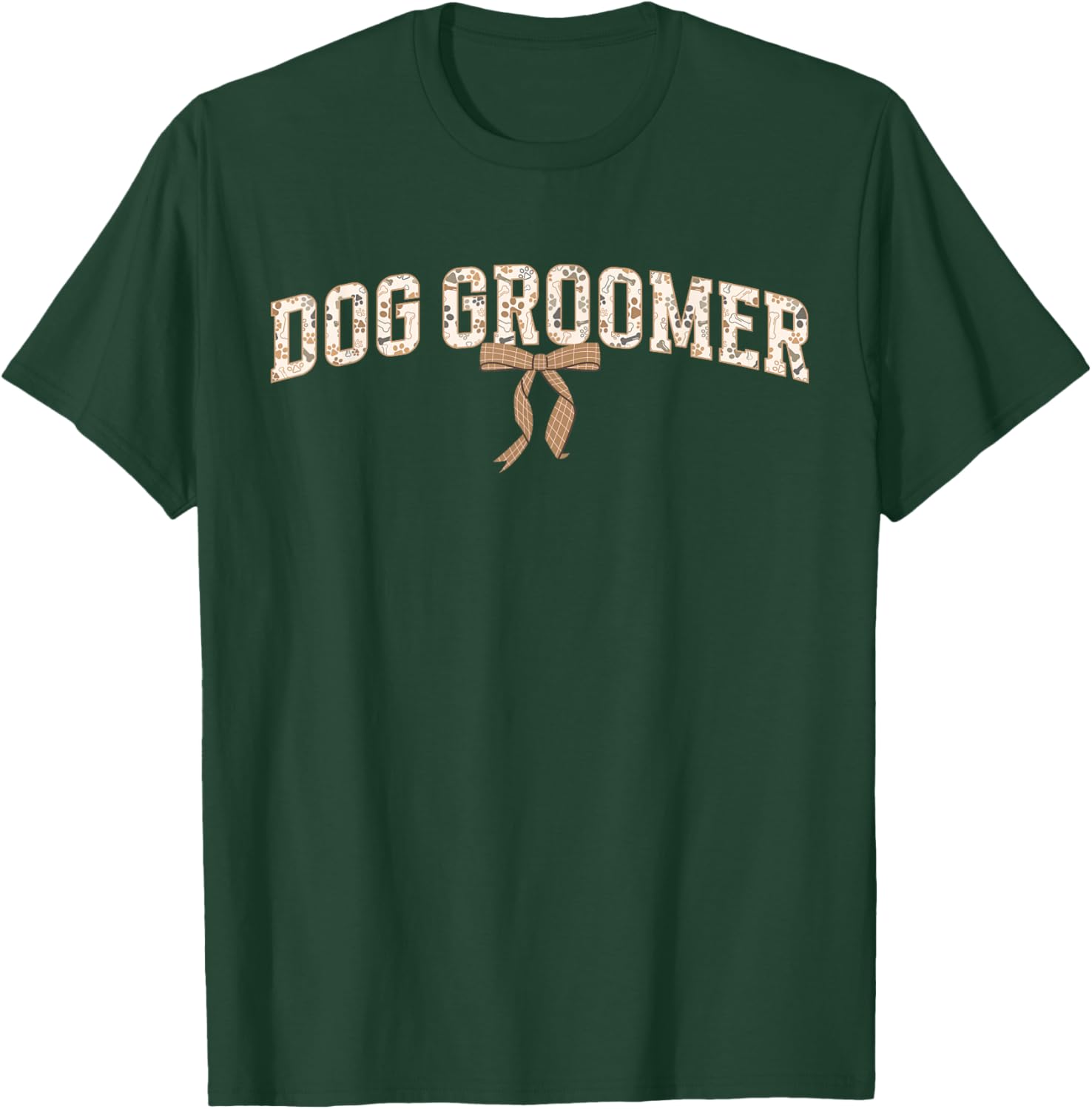 Dog Groomer Dog Grooming Coquette Dog Groomer T-Shirt - T-Shirt | Forest