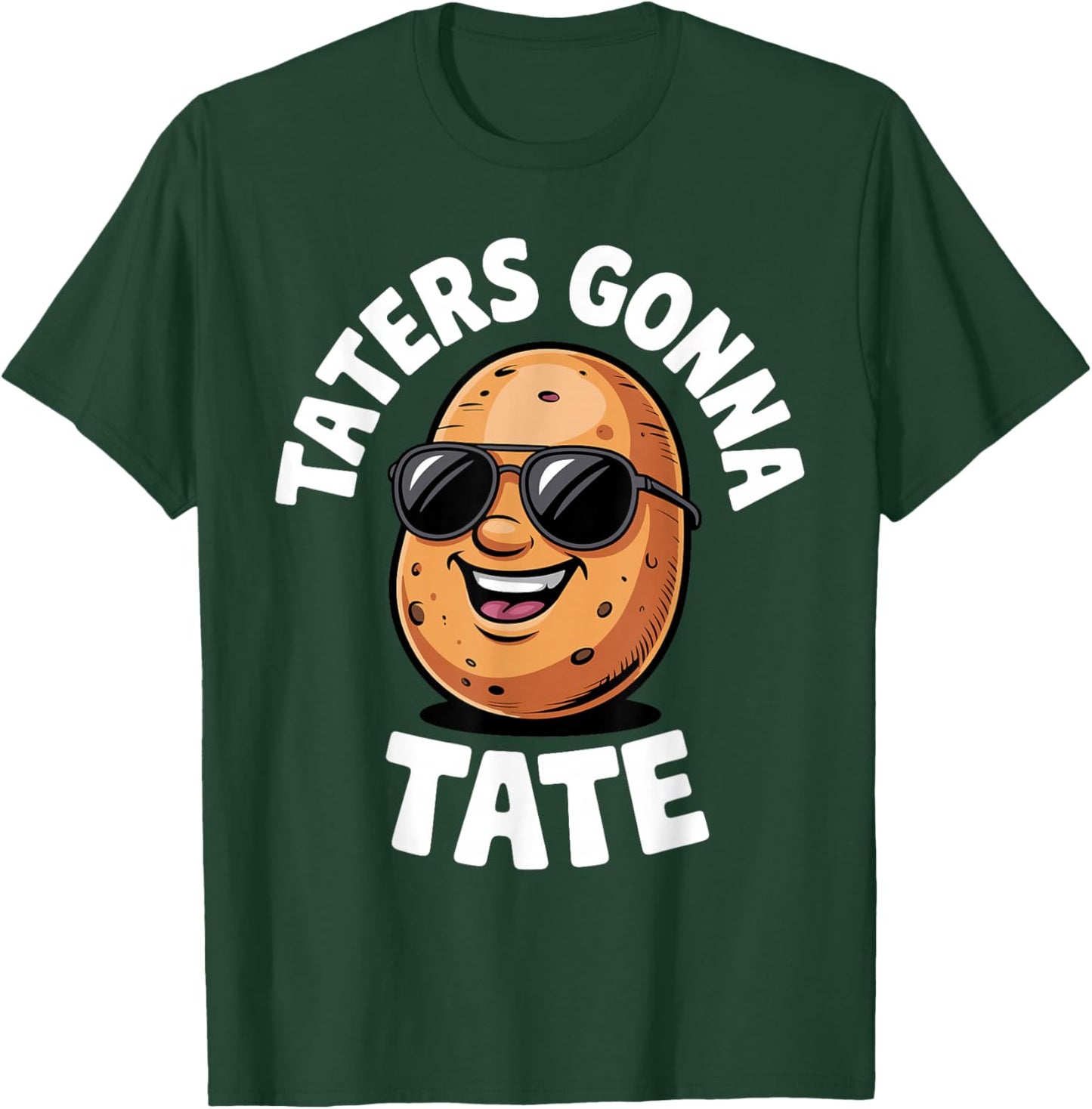 Cool Potato Novelty Women Potato Gag Potato Lover T-Shirt - T-Shirt | Forest