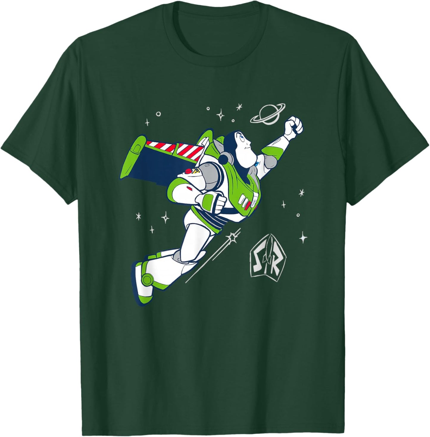 Disney Pixar Toy Story Buzz Lightyear Flying T-Shirt - T-Shirt | Forest