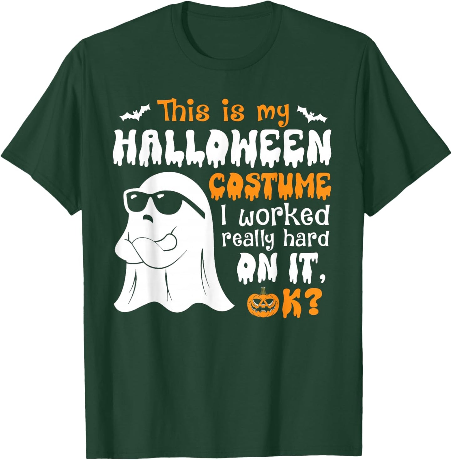 Funny Easy This is My Halloween Costume DIY Last Minute T-Shirt - T-Shirt | Forest
