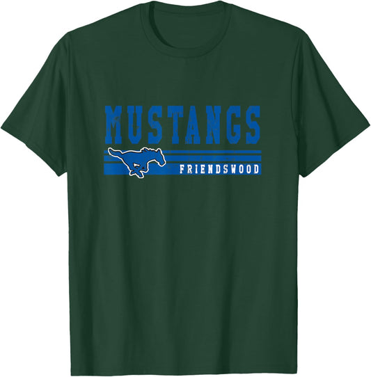 Friendswood High School Mustangs T-Shirt - T-Shirt | Forest
