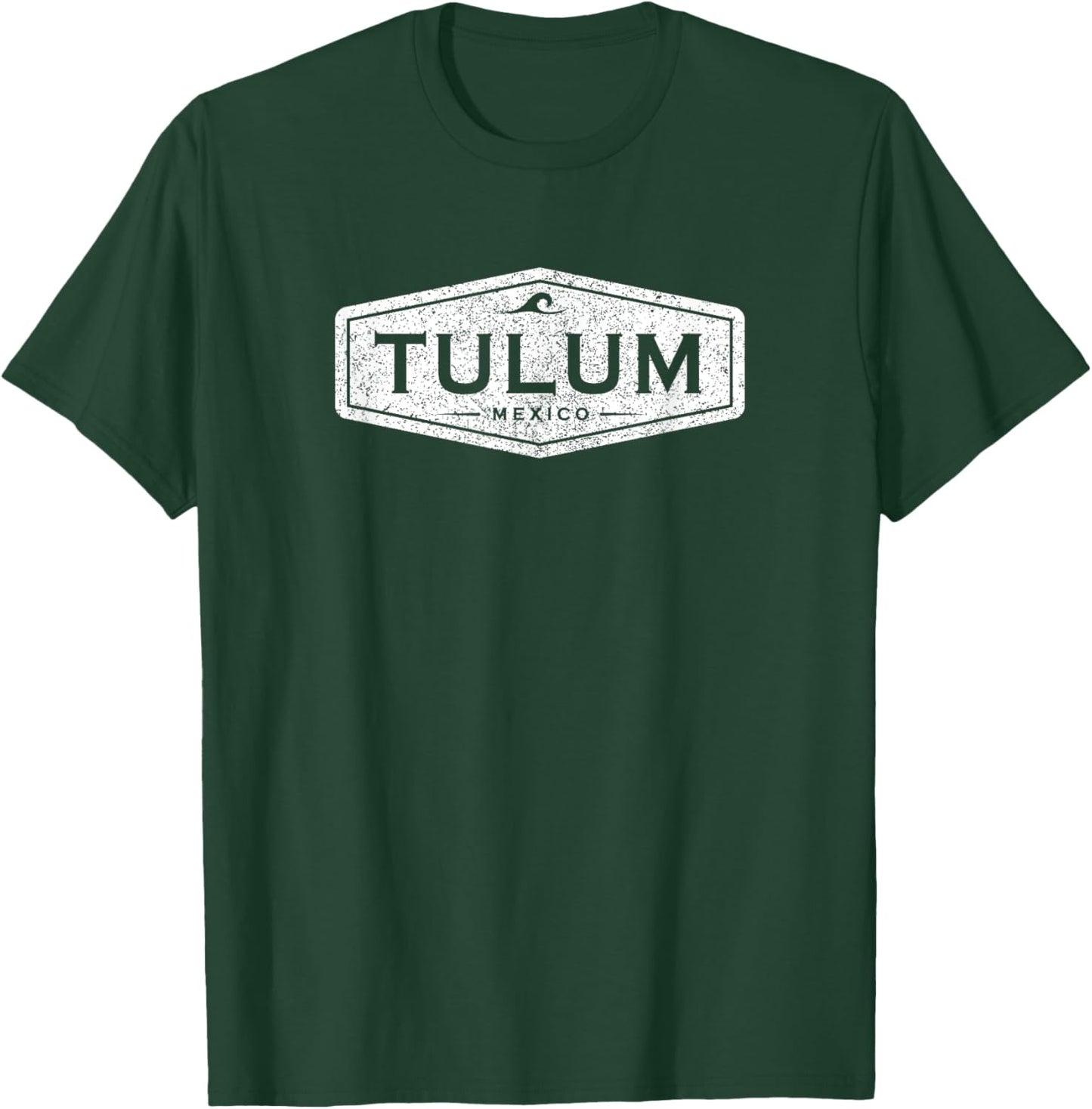 Tulum Mexico Vintage Throwback Sun Retro Boys Souvenir T-Shirt - T-Shirt | Forest