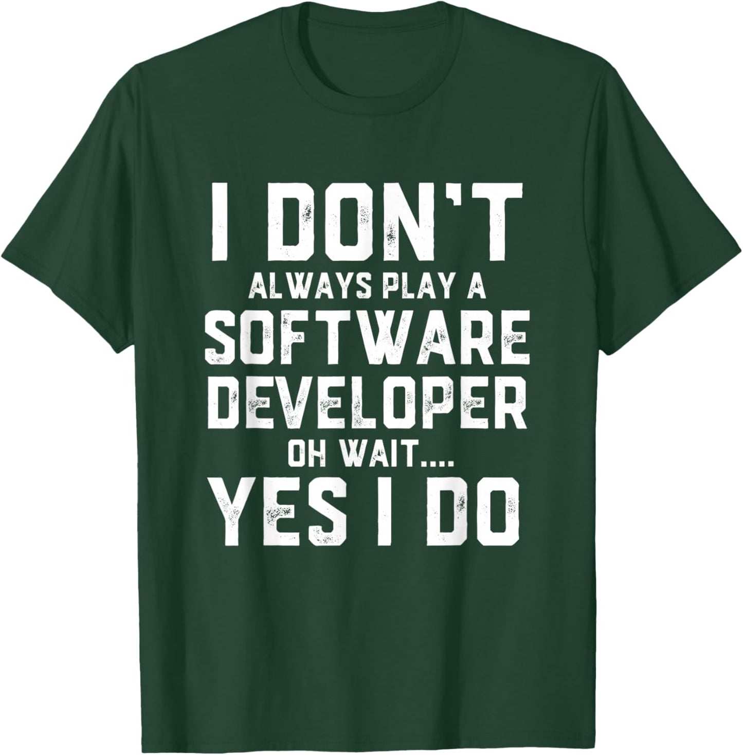 Software Developer Costume Programmer Full Stack Dev Coding T-Shirt - T-Shirt | Forest