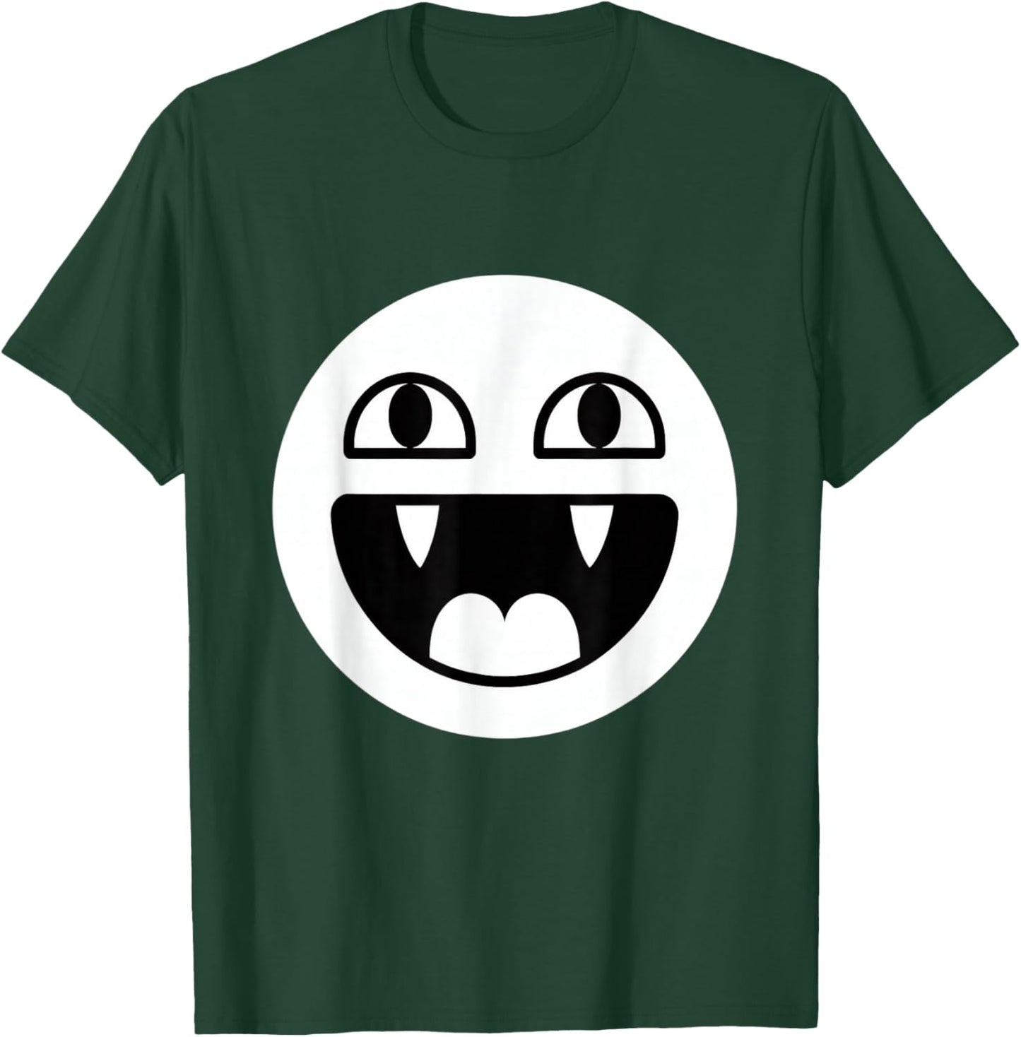 Epic Face Vampire Y2K 90s Streetwear Ghost Emo Costume T-Shirt - T-Shirt | Forest