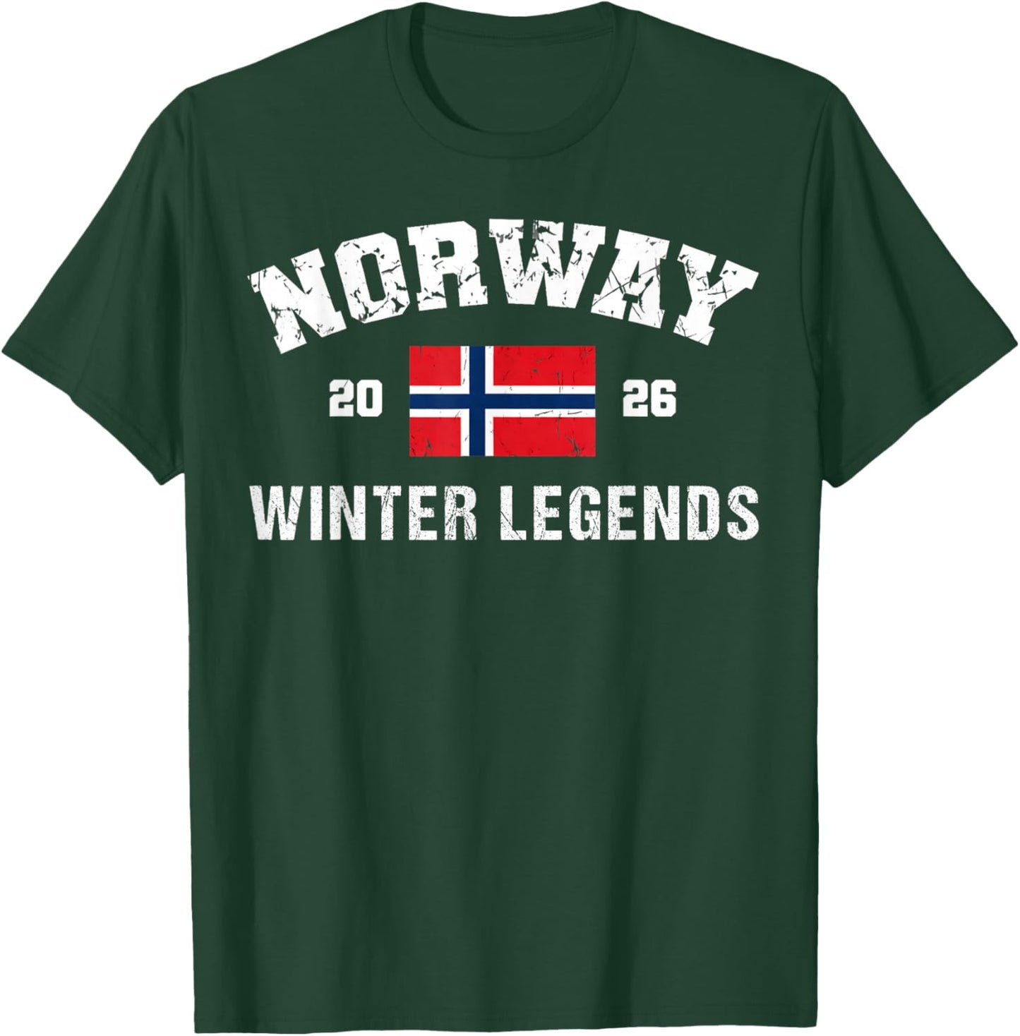 Norway Winter Legends 2026 Alpine T-Shirt - T-Shirt | Forest