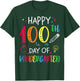 100th Day of Kindergarten Teachers Kids 100 Days of School T-Shirt - T-Shirt | Forest