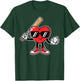 Valentines Day Heart Baseball Player Sports Boys Kids Men T-Shirt - T-Shirt | Forest