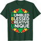 HBCU Humbled Blessed Creative Unique Shirt Historical Black T-Shirt - T-Shirt | Forest