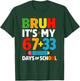 Bruh It's My 67+33 Days, Bruh It's My 100 Days of School T-Shirt - T-Shirt | Forest