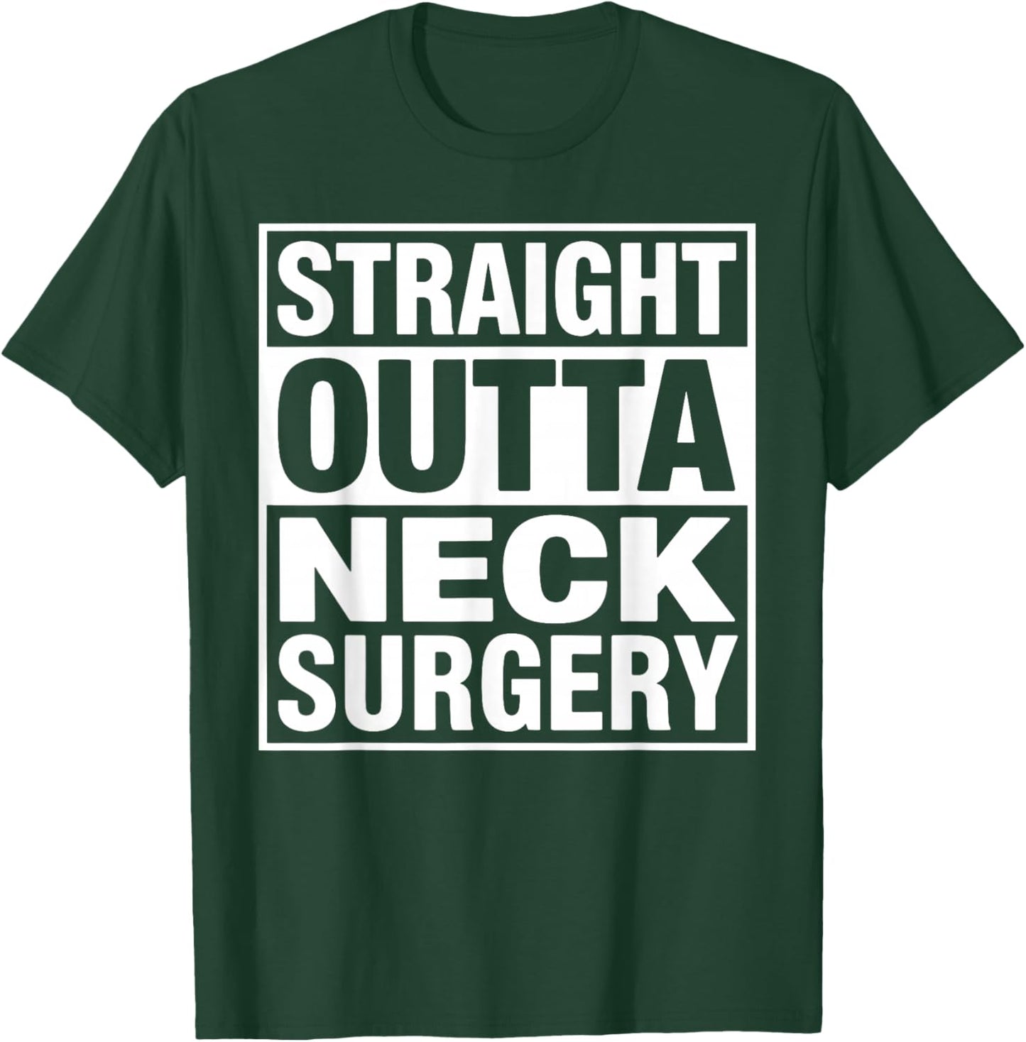Funny Neck Surgery Art Women Injury Neck Surgery T-Shirt - T-Shirt | Forest