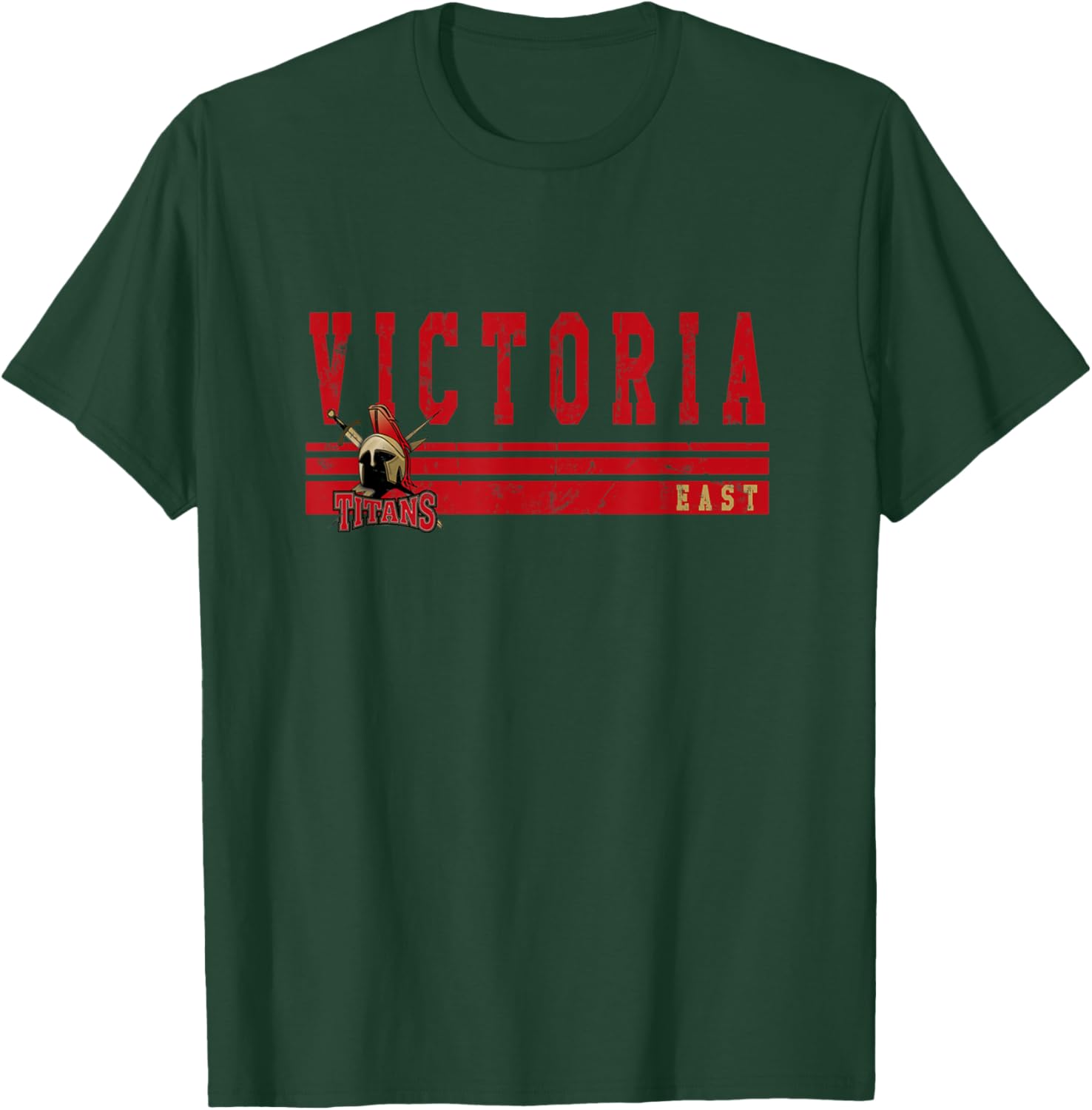 Victoria East High School Titians T-Shirt - T-Shirt | Forest
