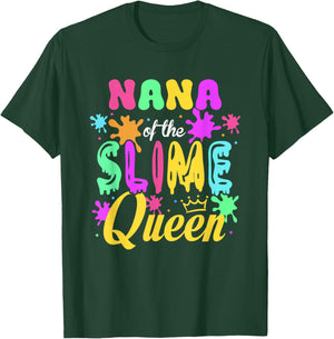 Nana of The Slime Queen Bday Family Matching Party T-Shirt - T-Shirt | Forest
