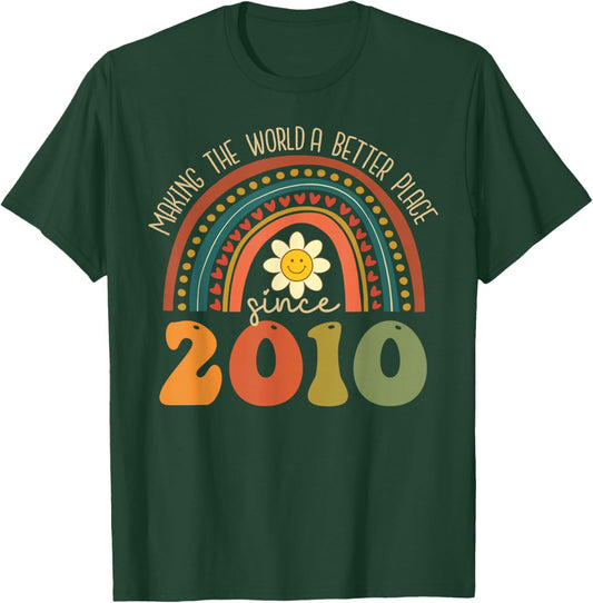 16th Birthday for Girls Teen 16 Year Old Girls 2010 T-Shirt - T-Shirt | Forest
