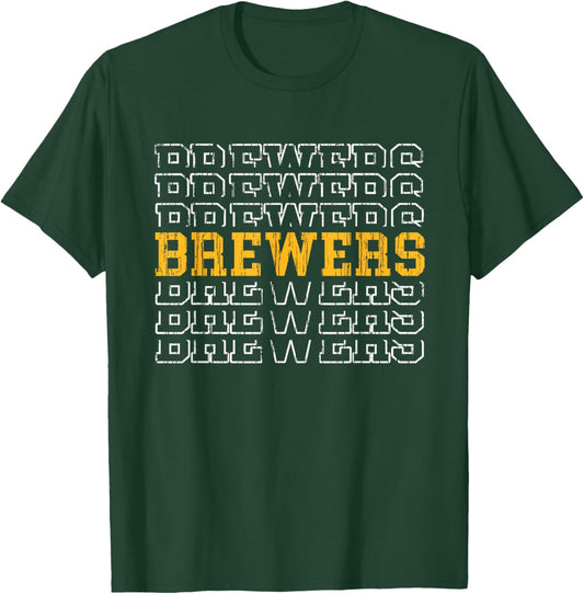 Brewers Vintage Gift Women Boys Girls Kids Youth T-Shirt - T-Shirt | Forest