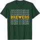 Brewers Vintage Gift Women Boys Girls Kids Youth T-Shirt - T-Shirt | Forest