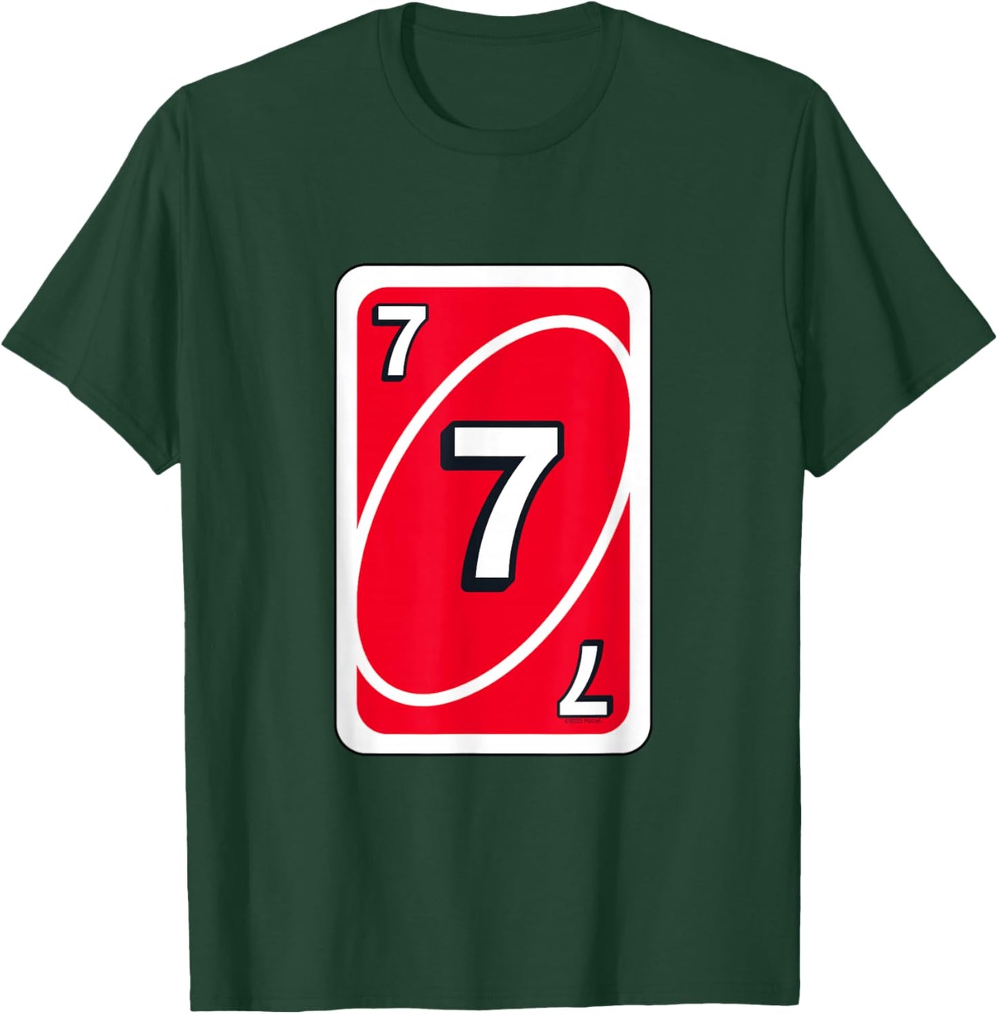 UNO Halloween Red 7" Card T-Shirt - T-Shirt | Forest