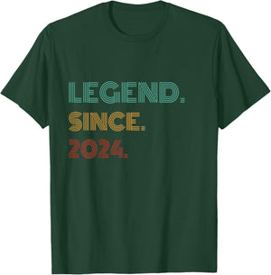 Kids 2 Years Old Legend Since 2024 2nd Birthday T-Shirt - T-Shirt | Forest