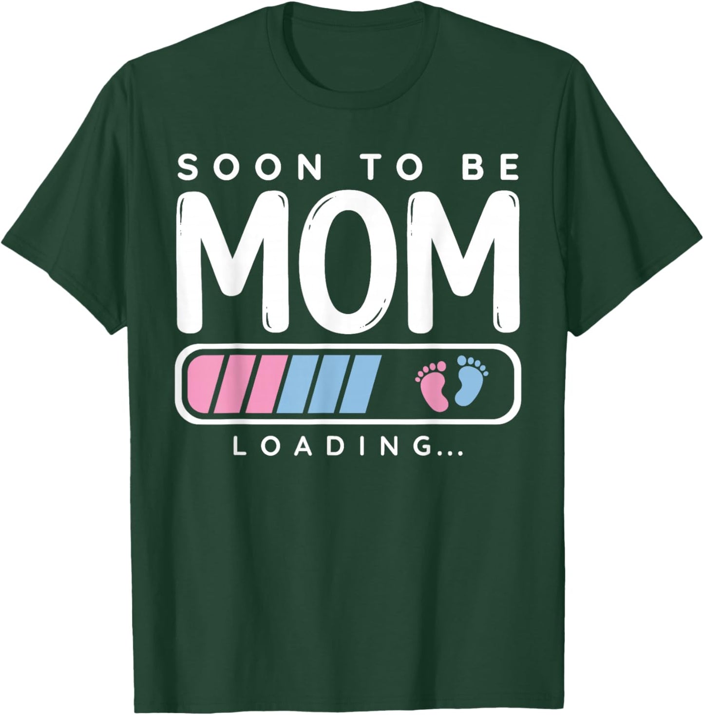Cute Soon to Be Mom Funny New Mom Pregnancy Announcement T-Shirt - T-Shirt | Forest