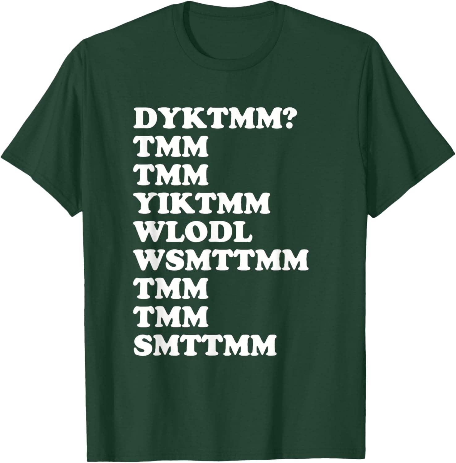 Do You Know The Muffin Man DYKTMM Nostalgic Saying Quote T-Shirt - T-Shirt | Forest