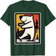 Ice Bear Ice Skating Cartoon Graphic T-Shirt - T-Shirt | Forest