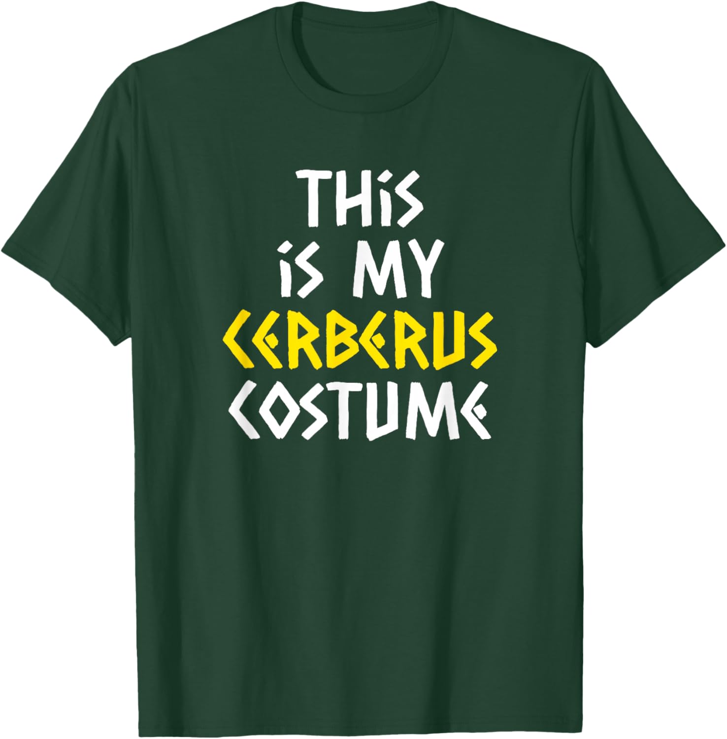 This is My Cerberus Costume Halloween Greek Mythology T-Shirt - T-Shirt | Forest