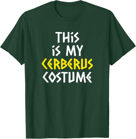 This is My Cerberus Costume Halloween Greek Mythology T-Shirt - T-Shirt | Forest
