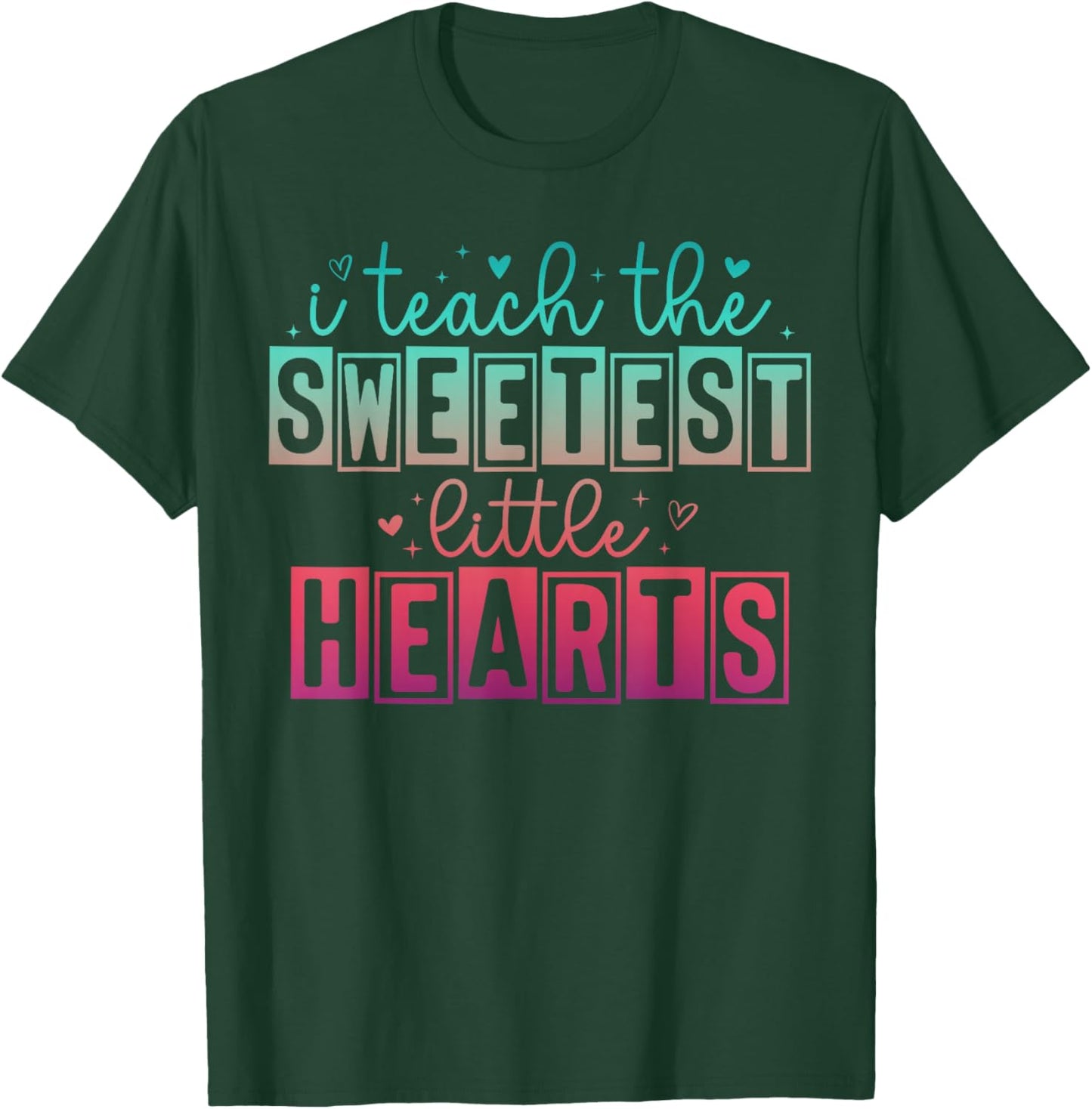 Teaching School Best Teacher Appreciation Inspirational T-Shirt - T-Shirt | Forest