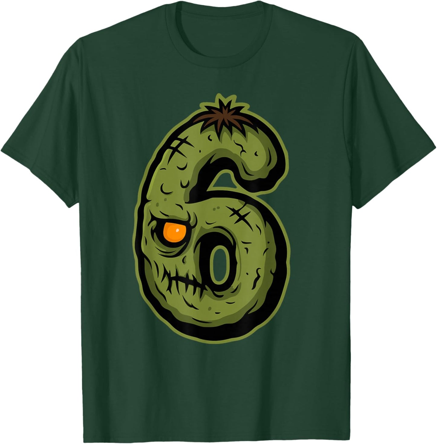 Couple Halloween Costume Duo Costume 6 7 Zombie Number 7 T-Shirt - T-Shirt | Forest