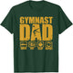 Gymnastics Dad Funny Drive Pay Clap Repeat Gymnast Parents T-Shirt - T-Shirt | Forest