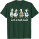 Funny Cozy Just A Cold Goose, Christmas Goose Women Men Kids T-Shirt - T-Shirt | Forest