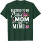Floral Women Mothers Day to Be Called Mom and Mimi T-Shirt - T-Shirt | Forest