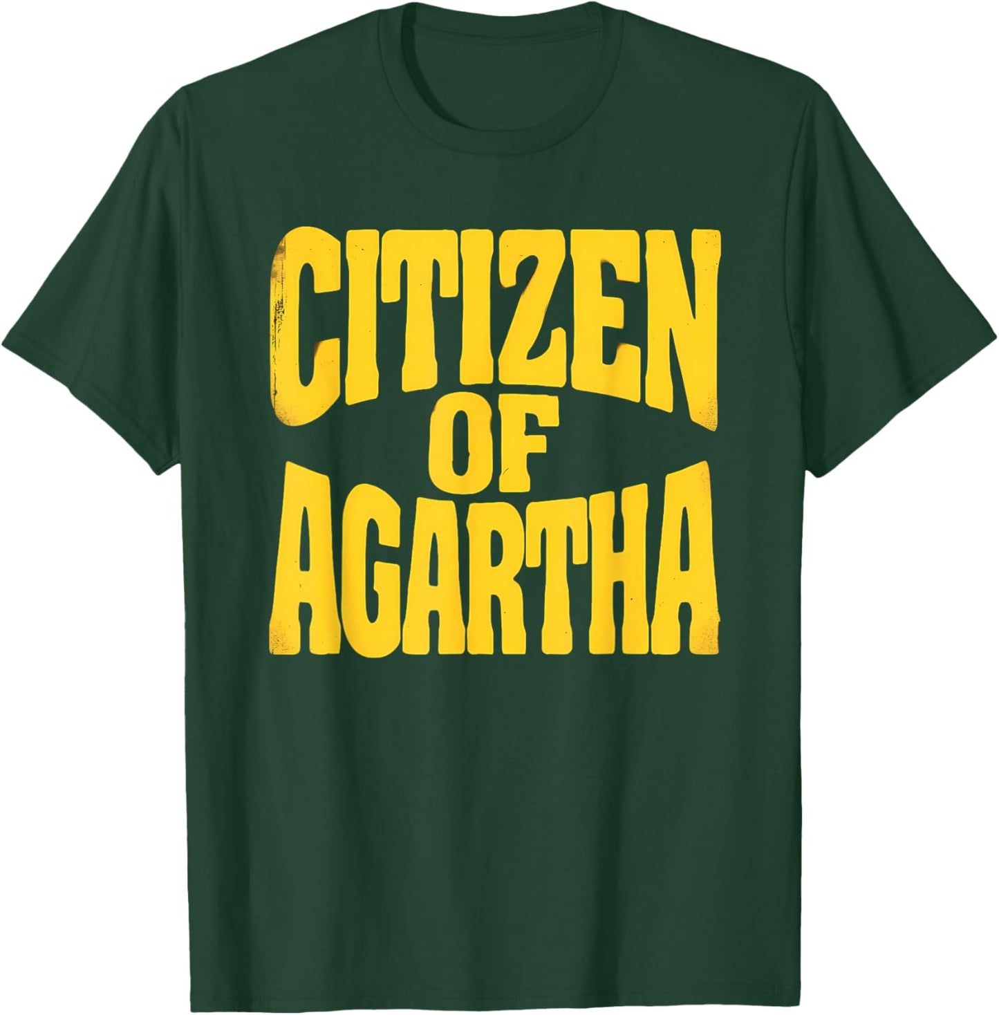 Citizen of Agartha Hollow Earth Explorer Retro Believer T-Shirt - T-Shirt | Forest