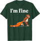 Monkey Punch Meme - I'm Fine T-Shirt - T-Shirt | Forest