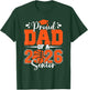 Proud Dad of A 2026 Senior Basketball Graduation Family T-Shirt - T-Shirt | Forest