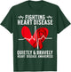 Heart Disease Awareness Heart Warrior American Heart Month T-Shirt - T-Shirt | Forest