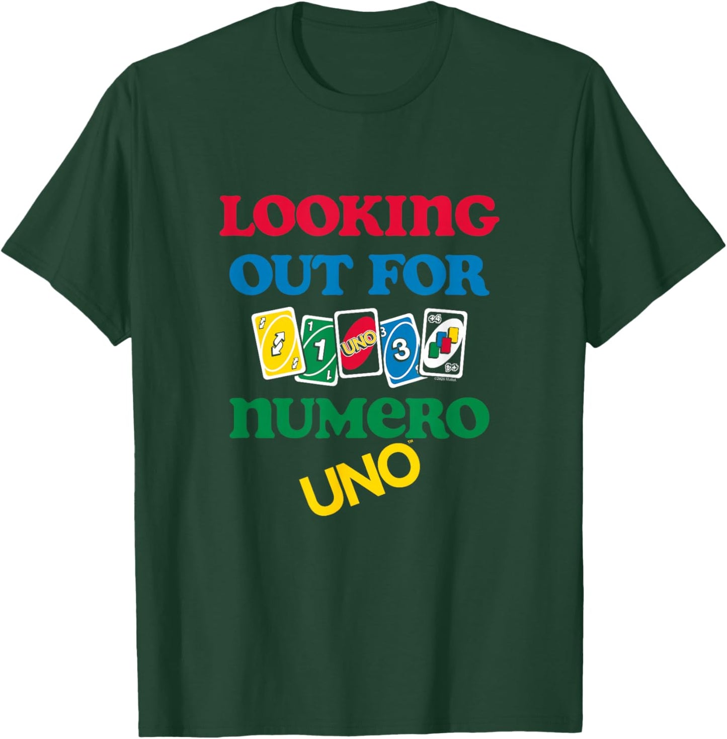 Mattel - UNO - Looking Out for Numero Uno T-Shirt - T-Shirt | Forest