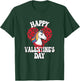 Happy Valentines Day Unicorn Girls Kids T-Shirt - T-Shirt | Forest