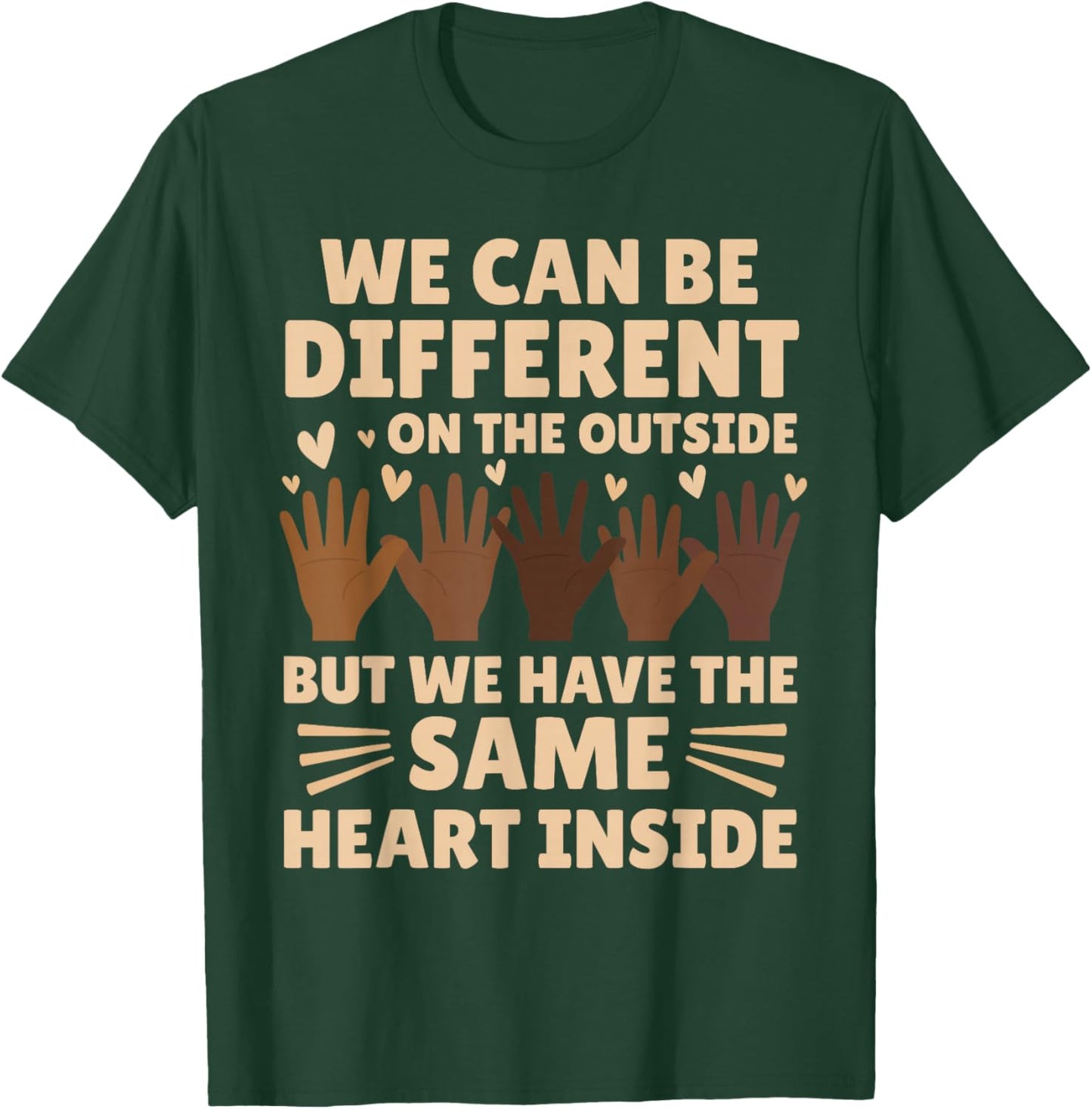 Same Heart Black History Month African American Women Kids T-Shirt - T-Shirt | Forest