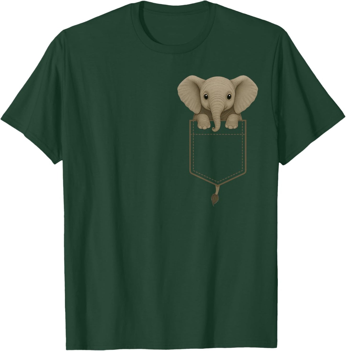 Funny Elephant Lover Men Adults Kids T-Shirt - T-Shirt | Forest