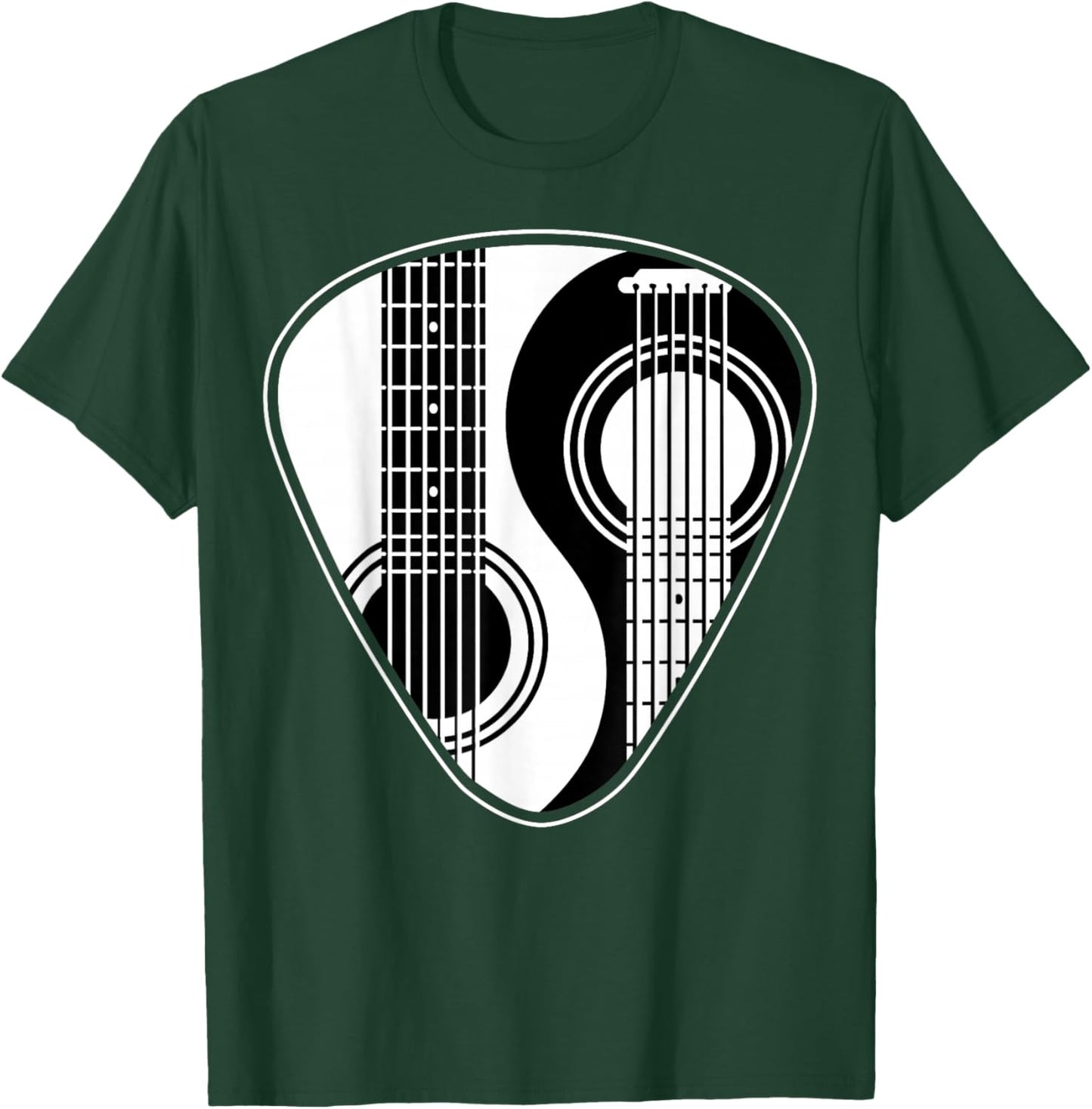 Pajuelas Guitarra, púas, plumillas plectros Guitar Guitarist T-Shirt - T-Shirt | Forest