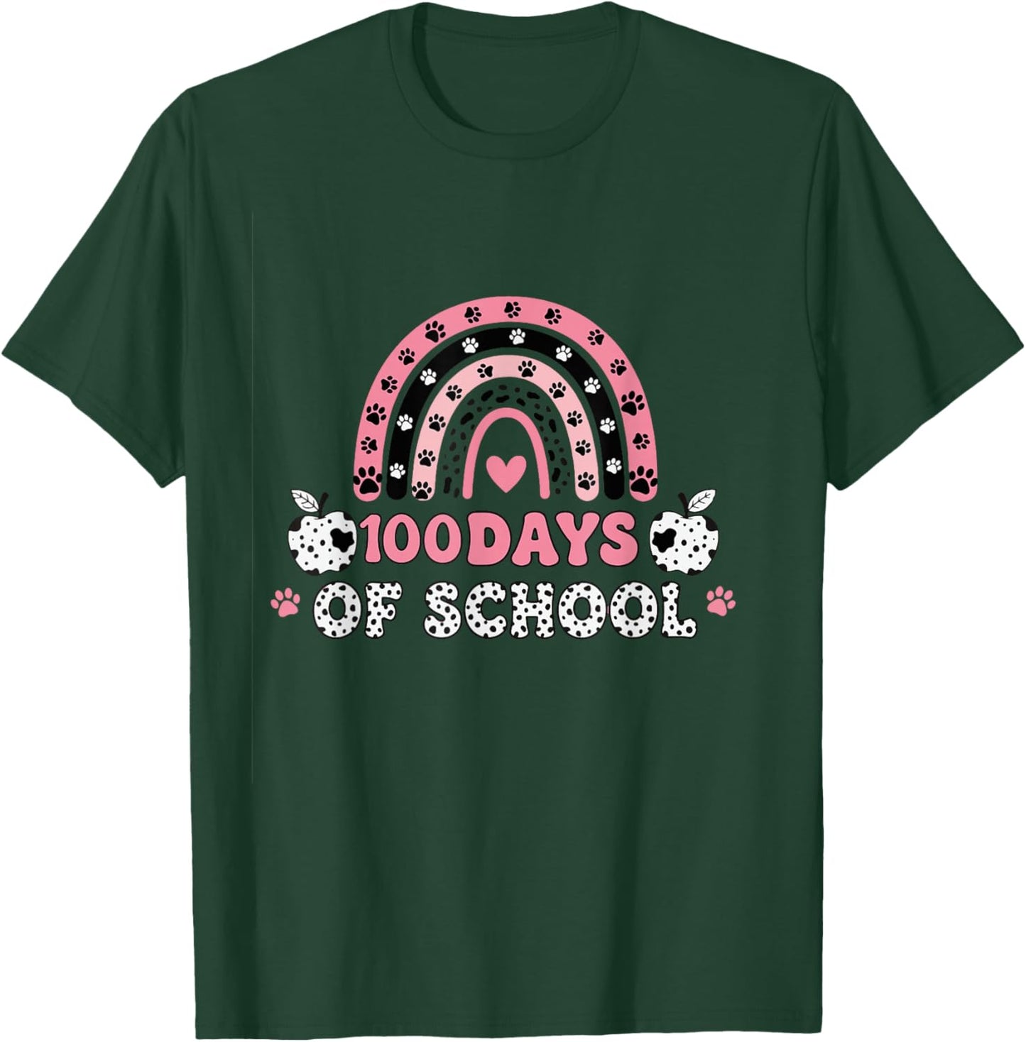 100 Days of School T-Shirt - T-Shirt | Forest
